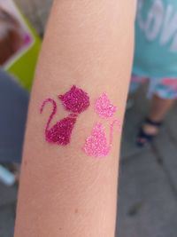 schminkfeest glittertattoo